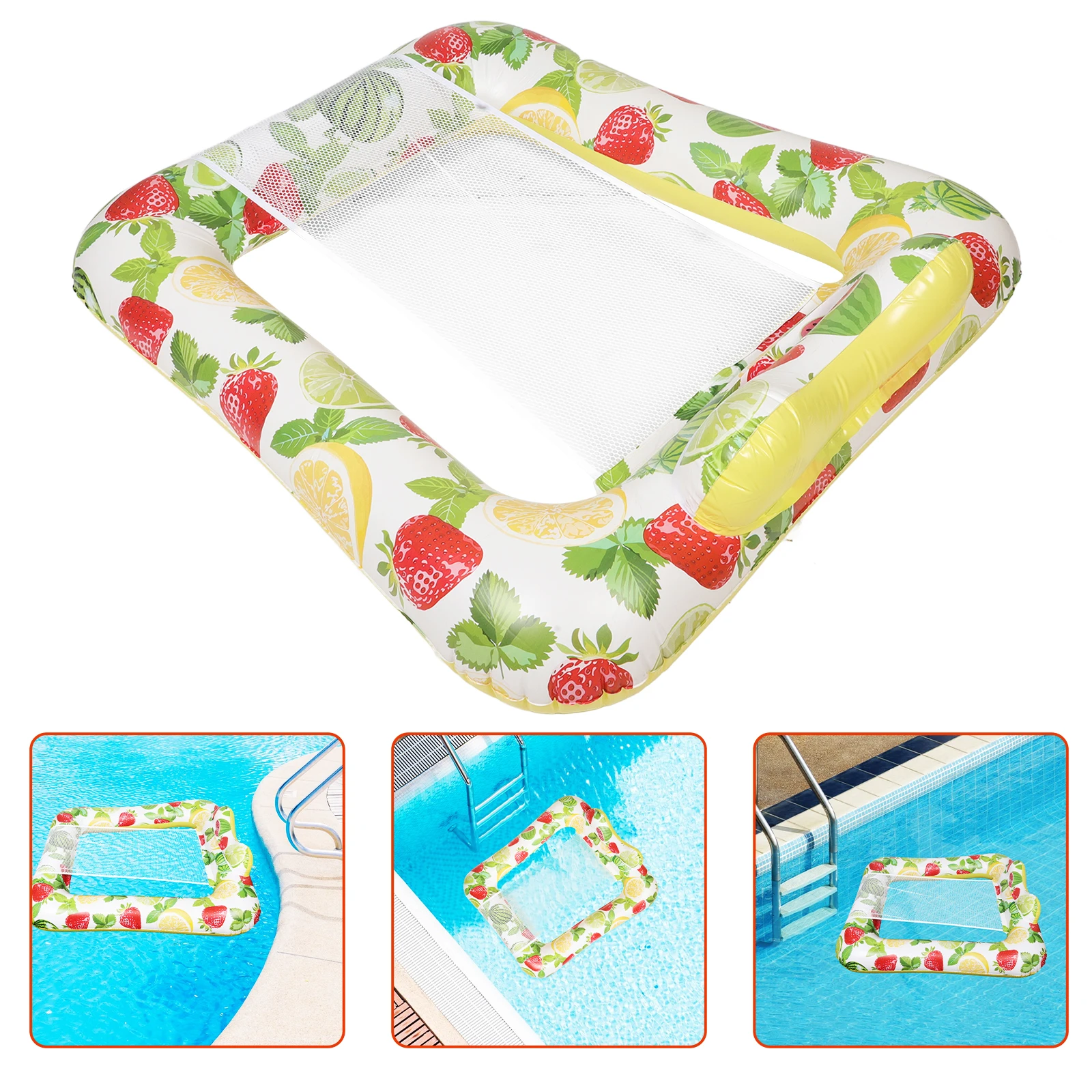 Inflatable Hammock Water Recliner Float Pool Floating Chair PVC Mesh Pool Lounge for Relaxing Vacation Party Supply
Inflatable Hammock Water Recliner Float Pool Floating Chair PVC Mesh Pool Lounge for Relaxing Vacation Party Supply