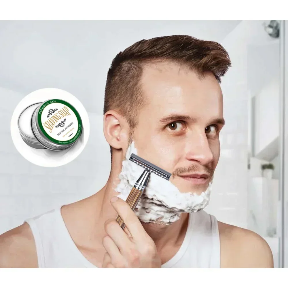 Shave Soap For Use With Shaving Brush For Smoothest Wet Shave, Smooth And Dense Lather With Fantastic Scent
Shave Soap For Use With Shaving Brush For Smoothest Wet Shave, Smooth And Dense Lather With Fantastic Scent