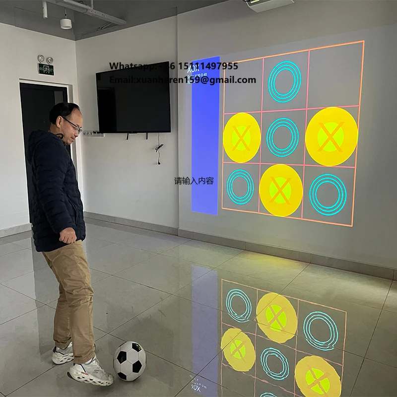 WEDIDIT FT8+XOX Latest AR Ball Sports Simulators Indoor Wall Fields Tic-tac-toe Games Smart Football Training Game Equipment
WEDIDIT FT8+XOX Latest AR Ball Sports Simulators Indoor Wall Fields Tic-tac-toe Games Smart Football Training Game Equipment