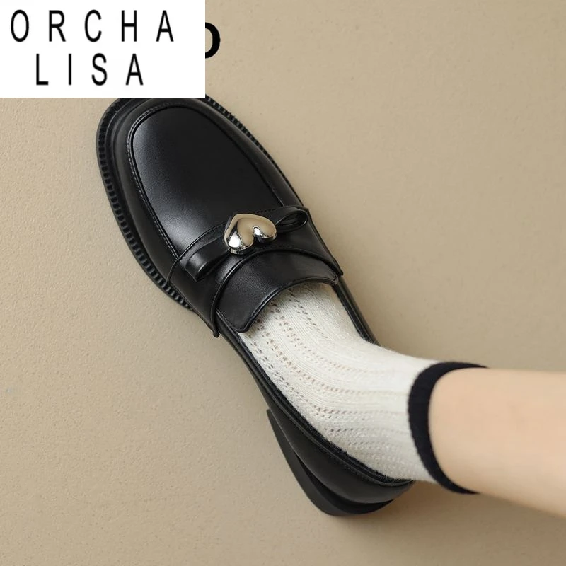 ORCHA LISA Patent Leather Women Loafers Round Toe Slip On Metal Decor Casual Daily Flats Plus Size 40-43
ORCHA LISA Patent Leather Women Loafers Round Toe Slip On Metal Decor Casual Daily Flats Plus Size 40-43