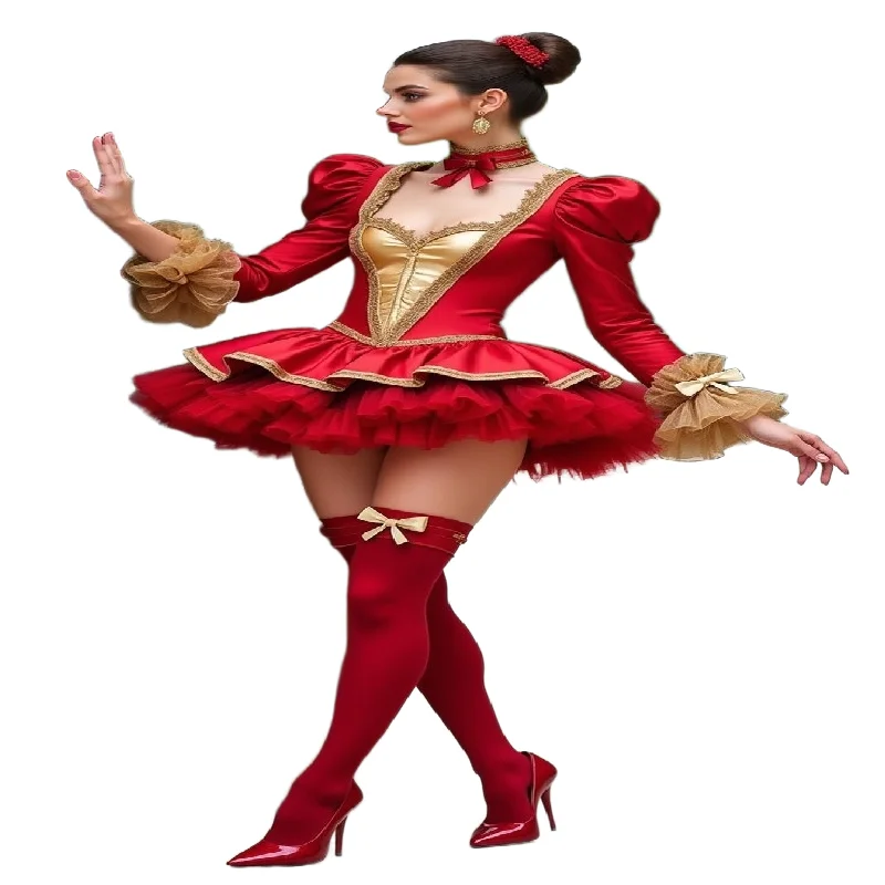 Carnival Costume Red Prom Dress Sexy Long Sleeve Mini Cocktail Dress Lace Lolita Cosplay Birthday Evening Dress 2025 Customized
Carnival Costume Red Prom Dress Sexy Long Sleeve Mini Cocktail Dress Lace Lolita Cosplay Birthday Evening Dress 2025 Customized