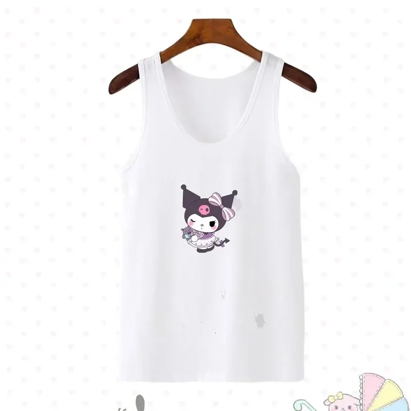Sanrio Cute Dog, новый женский летний эластичный топ без рукавов с круглым вырезом, модная универсальная милая майка с принтом
Sanrio Cute Dog, новый женский летний эластичный топ без рукавов с круглым вырезом, модная универсальная милая майка с принтом