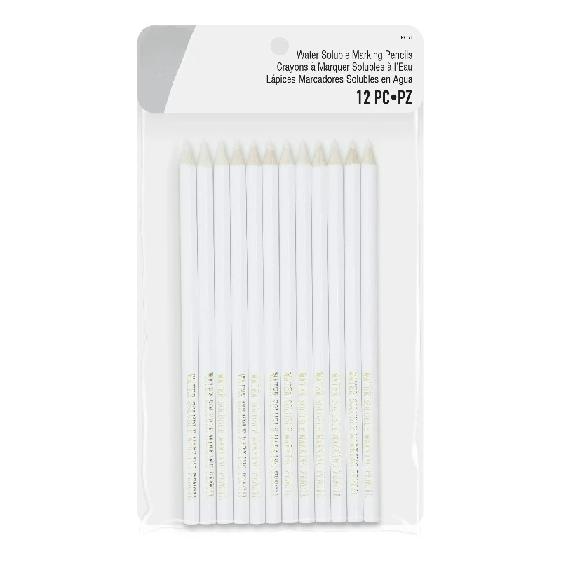 Water Soluble Marking Pencils, White, 12 Pc
Water Soluble Marking Pencils, White, 12 Pc