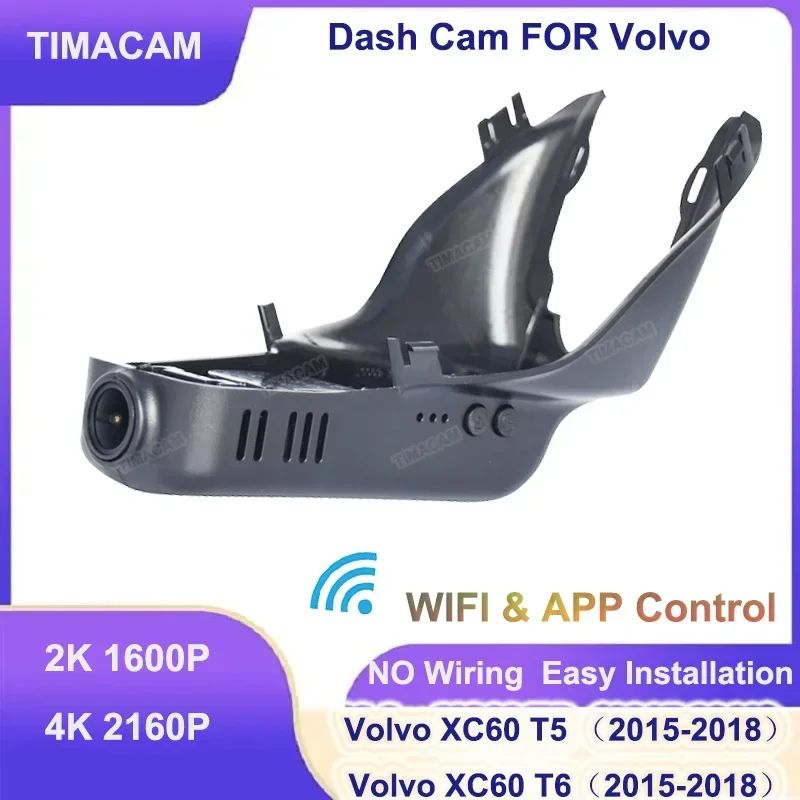 TIMACAM Plug and Play Wi-Fi 2K 4K 2160P DashCam передняя и задняя камера автомобильного видеорегистратора для Volvo XC60 T5 T6 2015 2016 2017 2018
TIMACAM Plug and Play Wi-Fi 2K 4K 2160P DashCam передняя и задняя камера автомобильного видеорегистратора для Volvo XC60 T5 T6 2015 2016 2017 2018