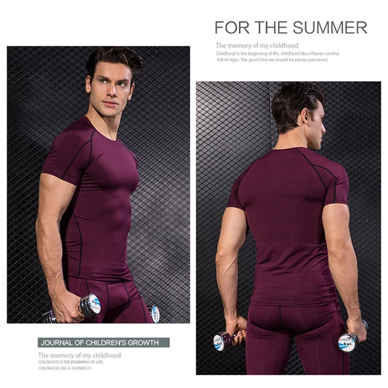 Rashguard Gym T Shirt Men Bodybuilding Quick-drying Fitness Compression Shirt Running Workout Man Sports First Layer Sportswear
Rashguard Gym T Shirt Men Bodybuilding Quick-drying Fitness Compression Shirt Running Workout Man Sports First Layer Sportswear