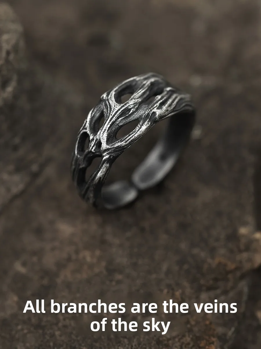 Handmade 999 Pure Silver Men's Ring Original YINSHU Vintage Branch Shape Jewelry for Men Customizable Engraving Gift Box Incl...
Handmade 999 Pure Silver Men's Ring Original YINSHU Vintage Branch Shape Jewelry for Men Customizable Engraving Gift Box Incl...