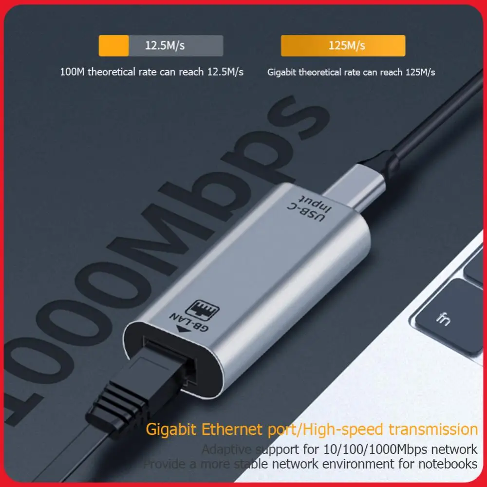 Сетевая карта-адаптер Type C - RJ45 для планшетов Android, ноутбуков и ПК с Windows
Сетевая карта-адаптер Type C - RJ45 для планшетов Android, ноутбуков и ПК с Windows