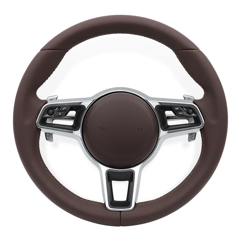 New Upgrade Steering Wheel for Porsche Cayenne Boxster Macan Cayman Panamera 911 991 970 997 958 981 987 992 718 GT2 GT3 GT4 RS
New Upgrade Steering Wheel for Porsche Cayenne Boxster Macan Cayman Panamera 911 991 970 997 958 981 987 992 718 GT2 GT3 GT4 RS