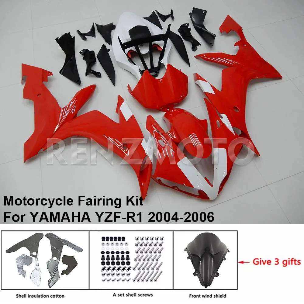 Y1005-106a комплект обтекателя мотоцикла, комплект кузова, пластик для YAMAHA YZF-R1 2004-2006, аксессуары, кузов из АБС-пластика
Y1005-106a комплект обтекателя мотоцикла, комплект кузова, пластик для YAMAHA YZF-R1 2004-2006, аксессуары, кузов из АБС-пластика