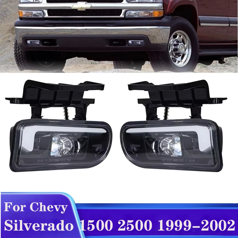 Car Bumper LED Fog Lights with DRL For Chevy Silverado 1500 2500 1999-2002 / Silverado 3500 2001-2002 / Tahoe Suburban 2000-2006
Car Bumper LED Fog Lights with DRL For Chevy Silverado 1500 2500 1999-2002 / Silverado 3500 2001-2002 / Tahoe Suburban 2000-2006