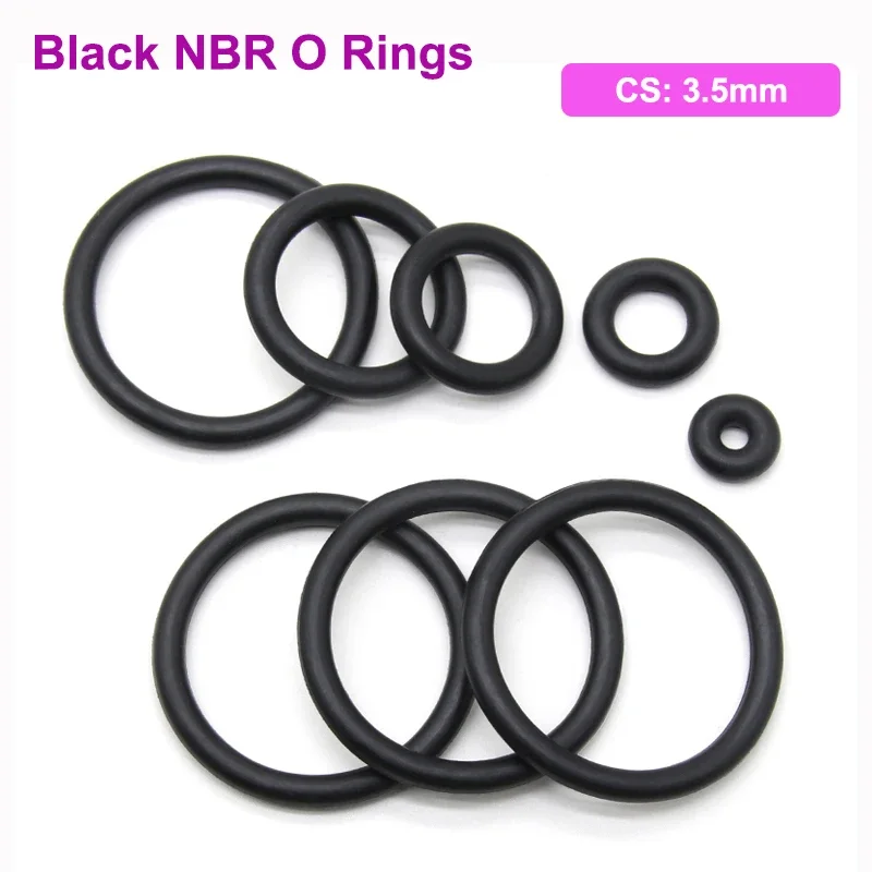 10/50Pcs Black NBR O Ring Gasket Thickness CS 3.5mm OD 10~285mm Nitrile Rubber Round O Type Corrosion Oil Resist Sealing Washer
10/50Pcs Black NBR O Ring Gasket Thickness CS 3.5mm OD 10~285mm Nitrile Rubber Round O Type Corrosion Oil Resist Sealing Washer