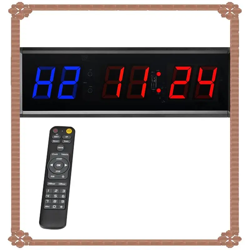 24-Hour Delivery 1.5 Inch 6 Digit Gym Timer,LED Interval Timer Digital Countdown Wall Mounted Clock Fitness Timer For Home Gym
24-Hour Delivery 1.5 Inch 6 Digit Gym Timer,LED Interval Timer Digital Countdown Wall Mounted Clock Fitness Timer For Home Gym