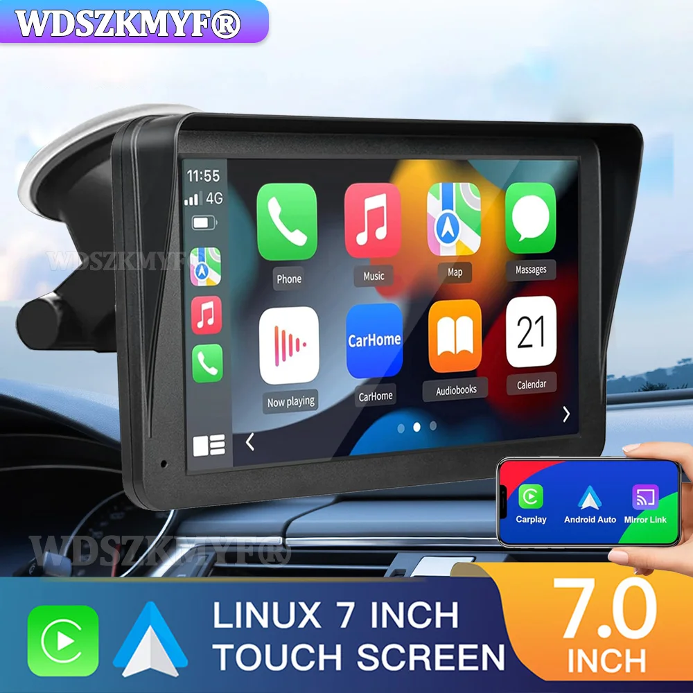 7inch Universal Car Radio Automotive Multimedia Video Player Wireless Carplay Android Auto Touch Screen BT AUX Smart Car Systems
7inch Universal Car Radio Automotive Multimedia Video Player Wireless Carplay Android Auto Touch Screen BT AUX Smart Car Systems