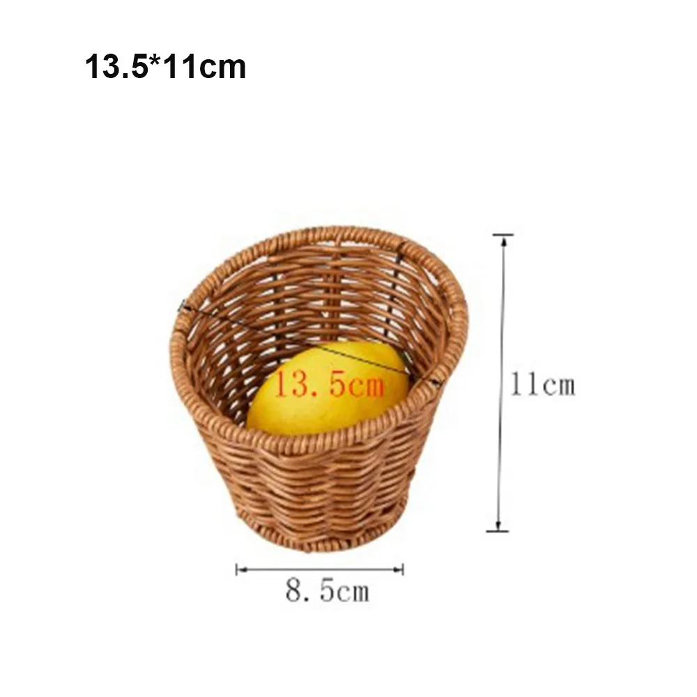 Hardness Handwoven Rattan Wicker Handwoven Khaki Bread French Fry Plate 10 Styles Tabletop Display Rattan Basket
Hardness Handwoven Rattan Wicker Handwoven Khaki Bread French Fry Plate 10 Styles Tabletop Display Rattan Basket