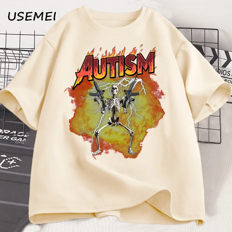 Autistic Funny Skeleton T-Shirt Autism Edgy Skeleton Meme Tshirt Men Women Harajuku Graphic Tees Oversized Vintage Mens Clothing
Autistic Funny Skeleton T-Shirt Autism Edgy Skeleton Meme Tshirt Men Women Harajuku Graphic Tees Oversized Vintage Mens Clothing