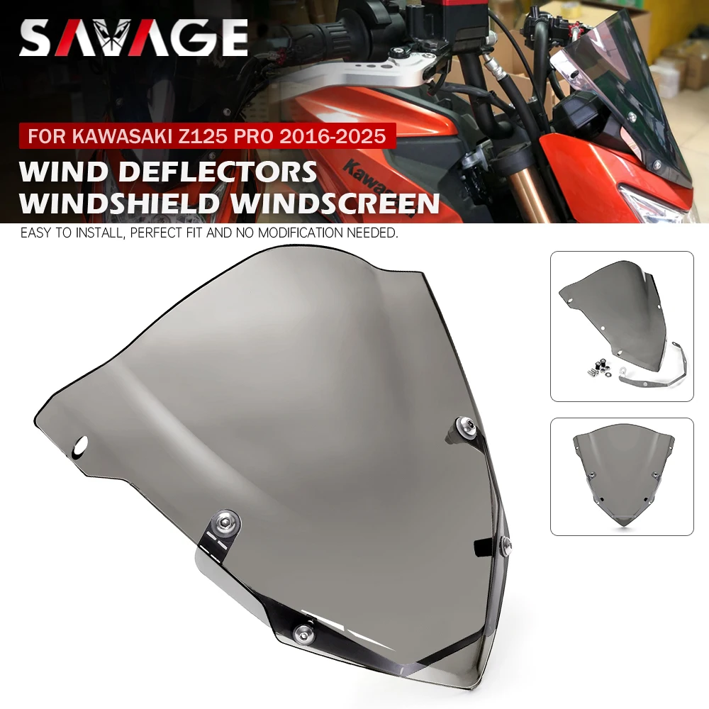 Ветровое стекло для KAWASAKI Z 125 Z125 2017-2024, аксессуары для мотоциклов, ветрозащитные дефлекторы, ветрозащитный экран, парабрисы
Ветровое стекло для KAWASAKI Z 125 Z125 2017-2024, аксессуары для мотоциклов, ветрозащитные дефлекторы, ветрозащитный экран, парабрисы