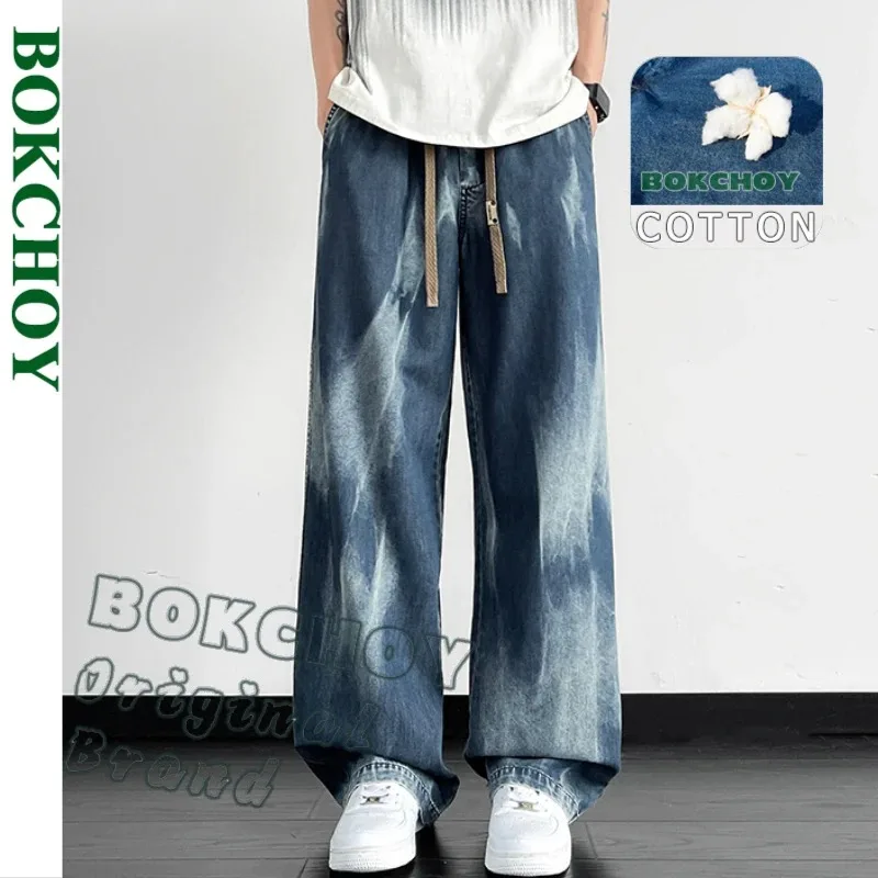 Men Clothing Drawstring Loose Men Pants 2025 Black Jeans Spring Summer New Fashion Cotton Straight Jeans for Baggy Jeans
Men Clothing Drawstring Loose Men Pants 2025 Black Jeans Spring Summer New Fashion Cotton Straight Jeans for Baggy Jeans