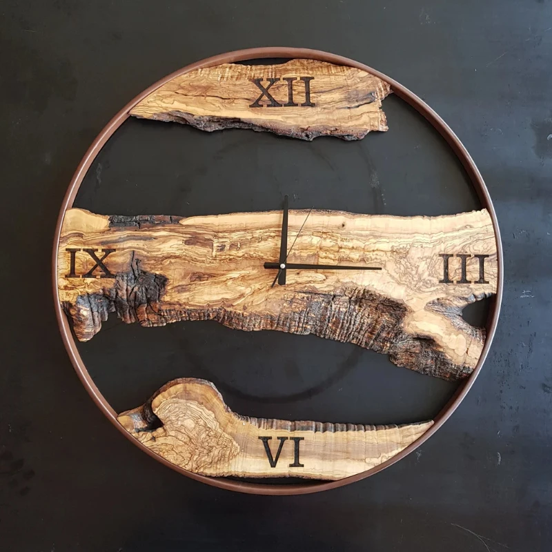 Four Seasons Life Tree Wall Clock Home Living Room Decoration Clock Imitation Olive Wood Color Wall Clock Decoration
Four Seasons Life Tree Wall Clock Home Living Room Decoration Clock Imitation Olive Wood Color Wall Clock Decoration