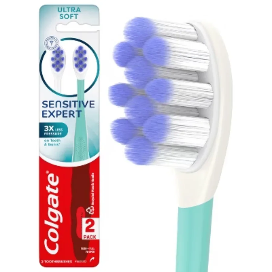 Professional Sensitive Toothbrush Set - 2 pcs,Flexible neck for easy maneuverability,Designed for gum care and sensitive teeth
Professional Sensitive Toothbrush Set - 2 pcs,Flexible neck for easy maneuverability,Designed for gum care and sensitive teeth