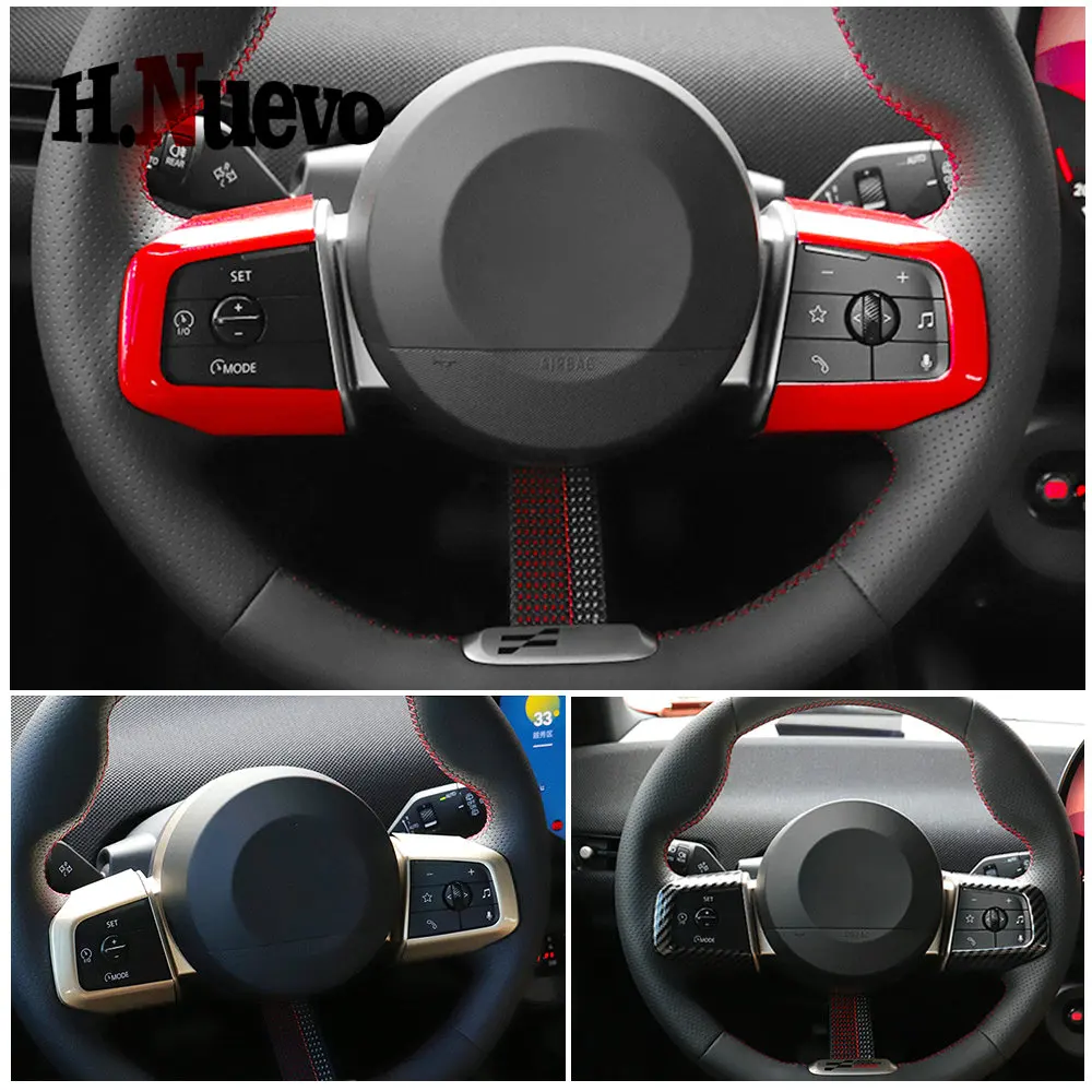 Car Accessories ABS Car Interior Steering Wheel Trim Cover Stickers For MINI Cooper E SE J01 EV J05 Aceman U25 Countryman 2pcs
Car Accessories ABS Car Interior Steering Wheel Trim Cover Stickers For MINI Cooper E SE J01 EV J05 Aceman U25 Countryman 2pcs