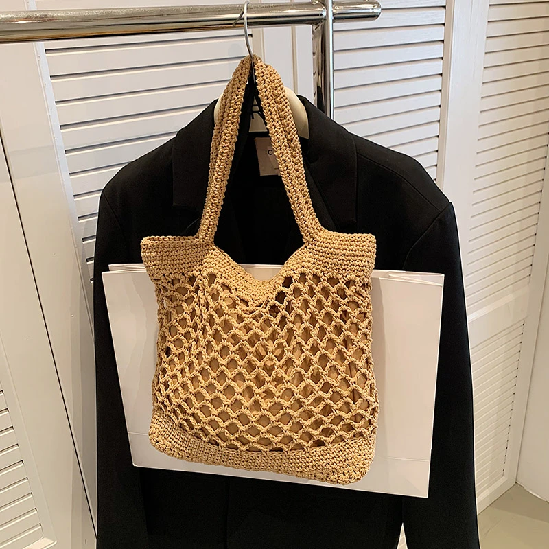 Hot Selling Postage Free Straw Woven Design Women's Shoulder Bag 2024 New Fashionable Versatile Beach Bag Retro Tote Bag
Hot Selling Postage Free Straw Woven Design Women's Shoulder Bag 2024 New Fashionable Versatile Beach Bag Retro Tote Bag
