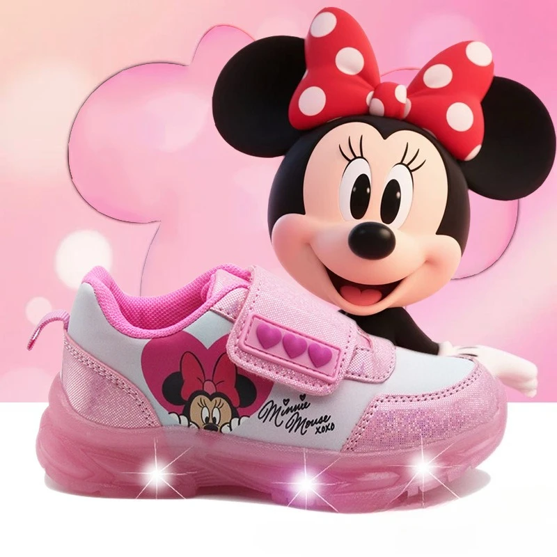 New Disney kids cartoon Minnie Mouse cute Casual shoes soft sports shoes for gift EU size 28-33
New Disney kids cartoon Minnie Mouse cute Casual shoes soft sports shoes for gift EU size 28-33
