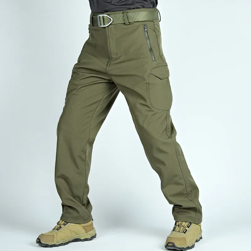 DurableSoft Shell Charging Pants Tactical Pants Men's Multi-bag Fleece Autumn Winter MountaineeringTraining Pants Overalls
DurableSoft Shell Charging Pants Tactical Pants Men's Multi-bag Fleece Autumn Winter MountaineeringTraining Pants Overalls