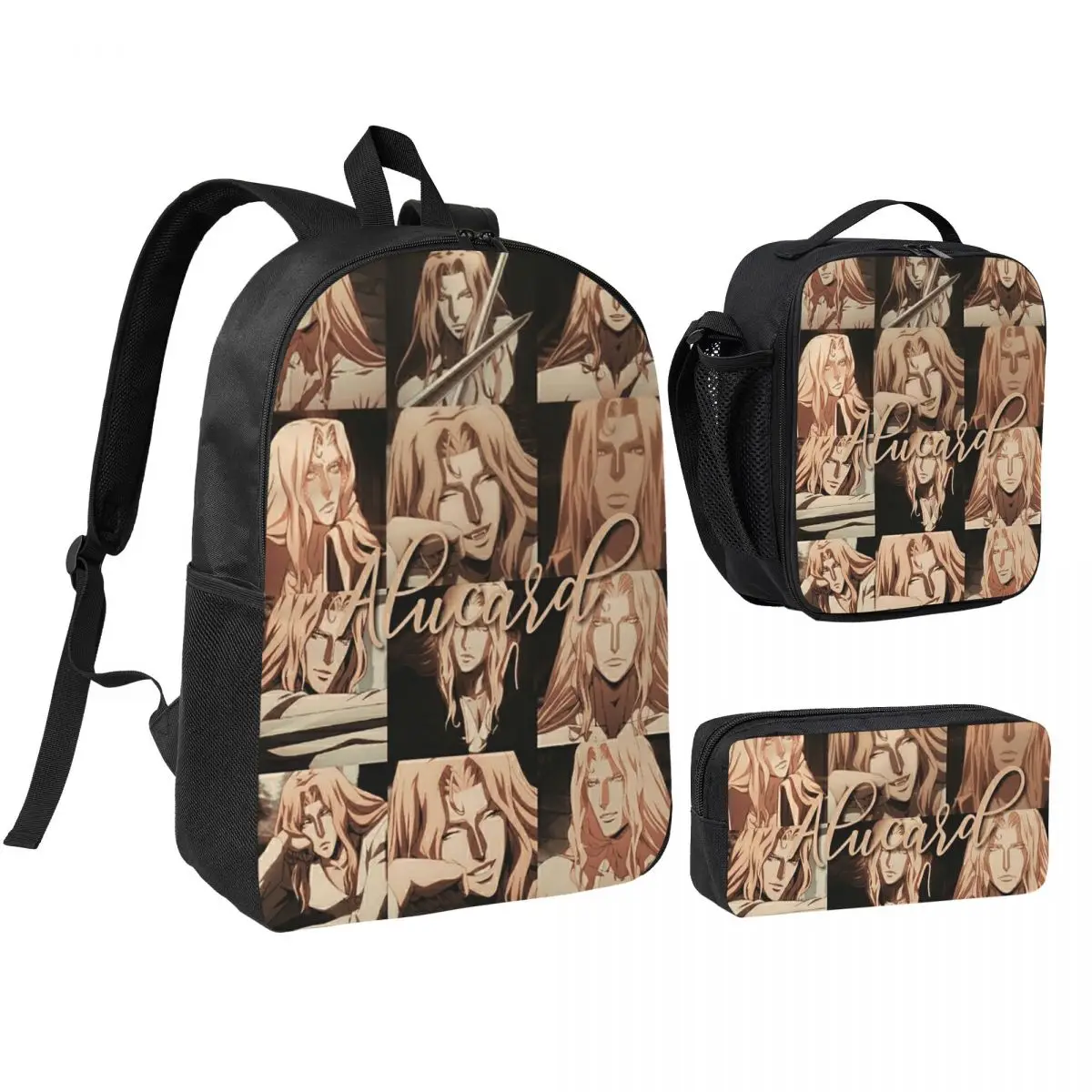 Alucard Castlevania Backpack Boys Girls BookBag School Bag Shoulder Bags 3ps Insulated Lunch Bag Pencil Case
Alucard Castlevania Backpack Boys Girls BookBag School Bag Shoulder Bags 3ps Insulated Lunch Bag Pencil Case