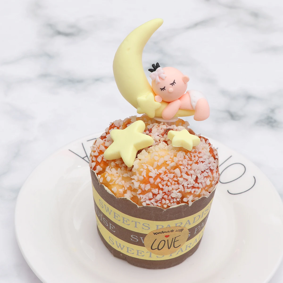 3 Pcs Baby Clay Ornaments Moon Star Design Cake Topper Birthday Party Decorations Cupcake Toppers Safe Material Durability
3 Pcs Baby Clay Ornaments Moon Star Design Cake Topper Birthday Party Decorations Cupcake Toppers Safe Material Durability