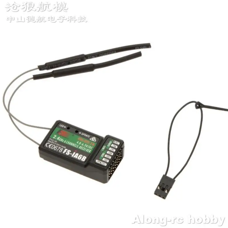 6ch 2.4G Receiver Flysky FS-IA6B Receiver PPM Output with i Bus Port Compatible Flysky i4 i6 i10 Transmitter Remote Controller
6ch 2.4G Receiver Flysky FS-IA6B Receiver PPM Output with i Bus Port Compatible Flysky i4 i6 i10 Transmitter Remote Controller