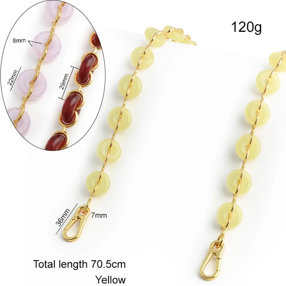 Donut Chain Bag Replacement Shoulder Strap Resin Acrylic Bag Shoulder Belt Metal Bags Extender Bag Decorative Chain
Donut Chain Bag Replacement Shoulder Strap Resin Acrylic Bag Shoulder Belt Metal Bags Extender Bag Decorative Chain