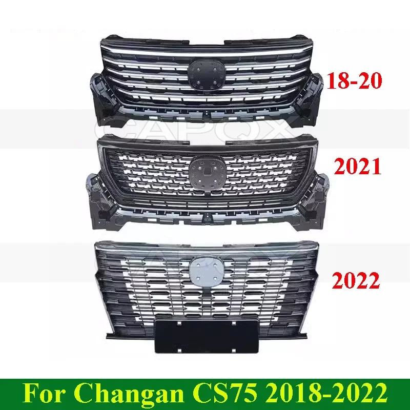 CAPQX Front Bumper Grill Mask Radiator Grille For Changan CS75 2018-2022 Medium Net Racing Grills Auto Grille Without Radar hole
CAPQX Front Bumper Grill Mask Radiator Grille For Changan CS75 2018-2022 Medium Net Racing Grills Auto Grille Without Radar hole
