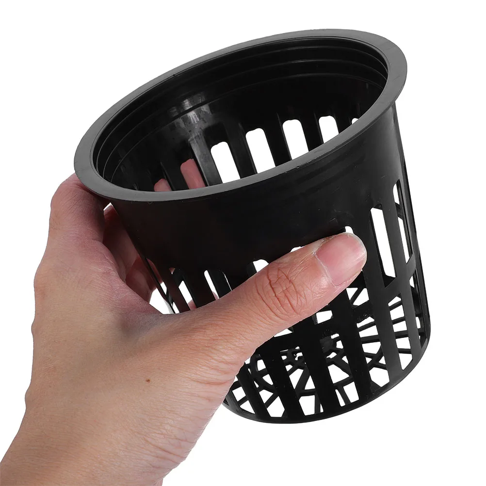 Hydroponic Planting Basket Flower Pots Cups Growing Plastic Nursery Mesh Net for Hydroponics Vegetable Container 
Hydroponic Planting Basket Flower Pots Cups Growing Plastic Nursery Mesh Net for Hydroponics Vegetable Container