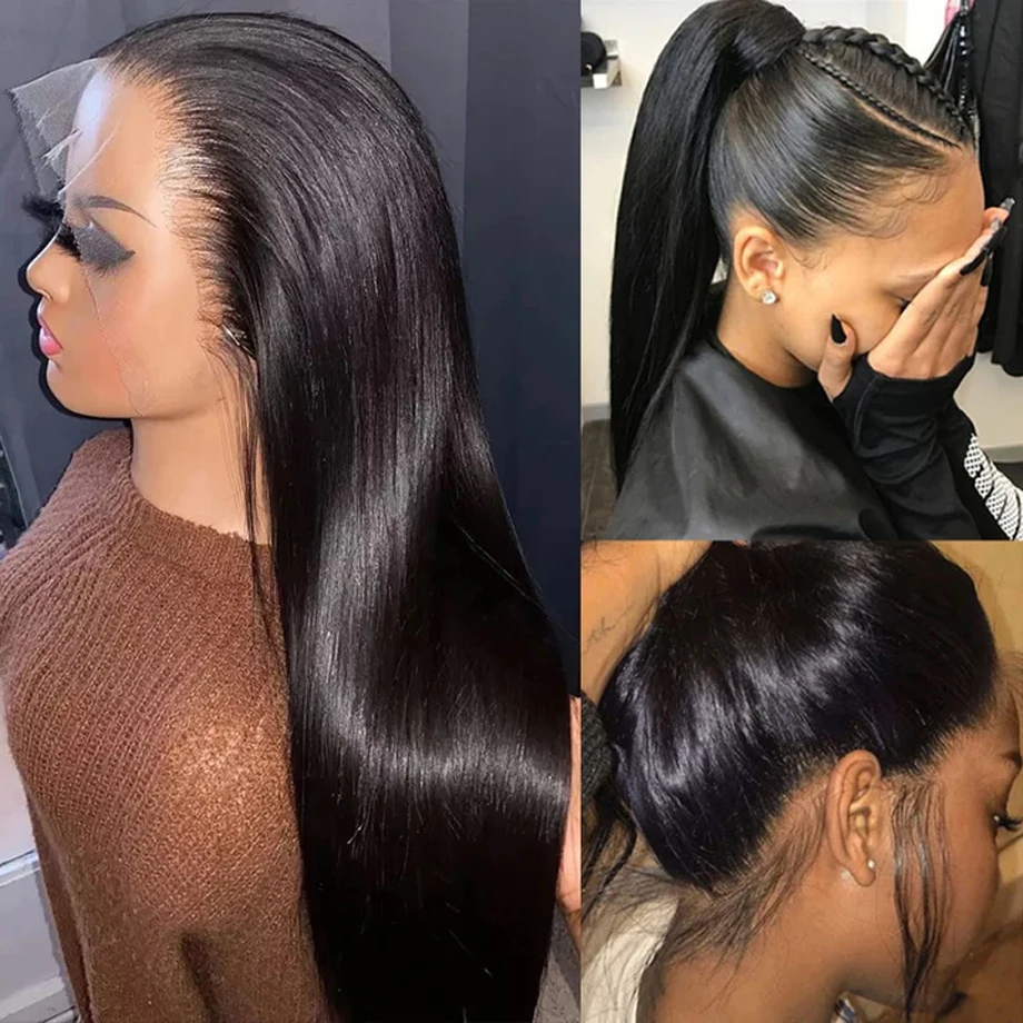 Full Lace Wig Brazilian Bone Straight 13x4 HD Transparent Lace Frontal Human Hair Wigs For Black Women Pre Plucked Wig
Full Lace Wig Brazilian Bone Straight 13x4 HD Transparent Lace Frontal Human Hair Wigs For Black Women Pre Plucked Wig