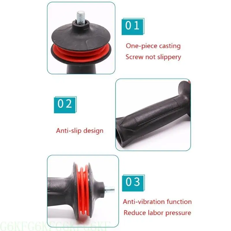 G6KF Shock-absorbing Grinder Auxiliary Handle Power Tool Auxiliary Handle Durable for Angle Grinder Grinding Sander
G6KF Shock-absorbing Grinder Auxiliary Handle Power Tool Auxiliary Handle Durable for Angle Grinder Grinding Sander