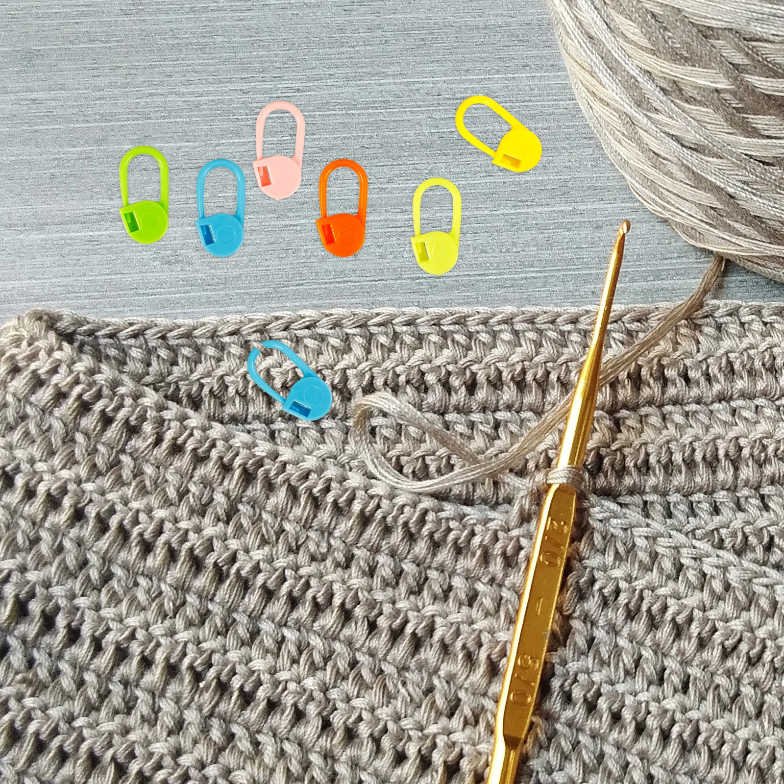 100Pcs Colored Stitch Markers for Knitting Durable Easy Use Crochet Rings for DIY Crafts Accessories Crochet Stitch Markers
100Pcs Colored Stitch Markers for Knitting Durable Easy Use Crochet Rings for DIY Crafts Accessories Crochet Stitch Markers