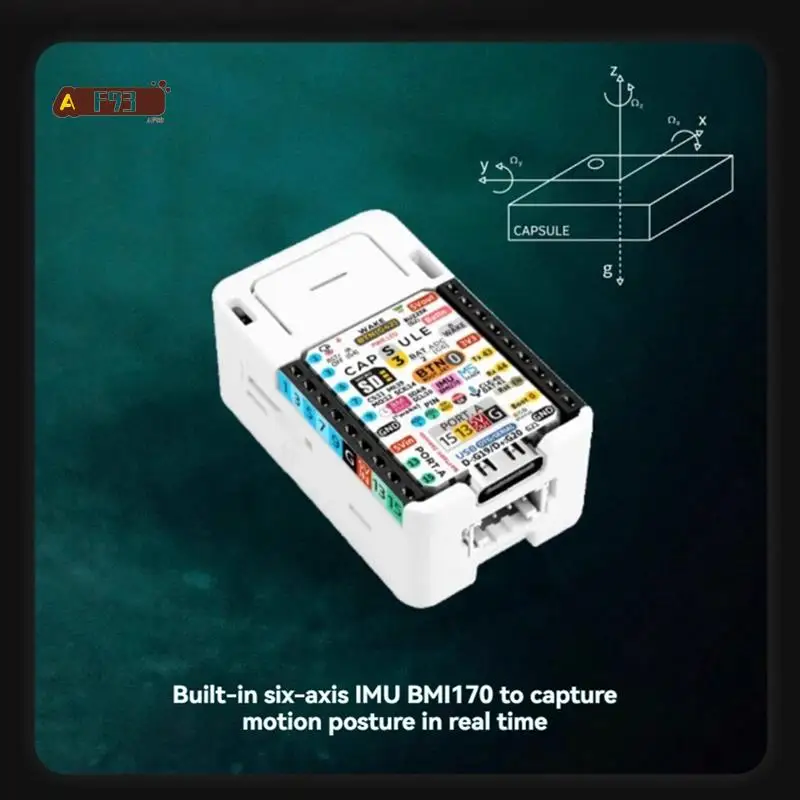 AF93-M5capsule Многофункциональная встроенная плата разработки Iot с M5stamps3 IOT BMI270 IMU Инфракрасные часы для хранения зуммера
AF93-M5capsule Многофункциональная встроенная плата разработки Iot с M5stamps3 IOT BMI270 IMU Инфракрасные часы для хранения зуммера