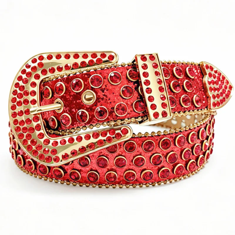 mens casual hip hop rock rhinestone belts pin buckle diamond studded belt soft leather waistband womens designer strapon leash
mens casual hip hop rock rhinestone belts pin buckle diamond studded belt soft leather waistband womens designer strapon leash