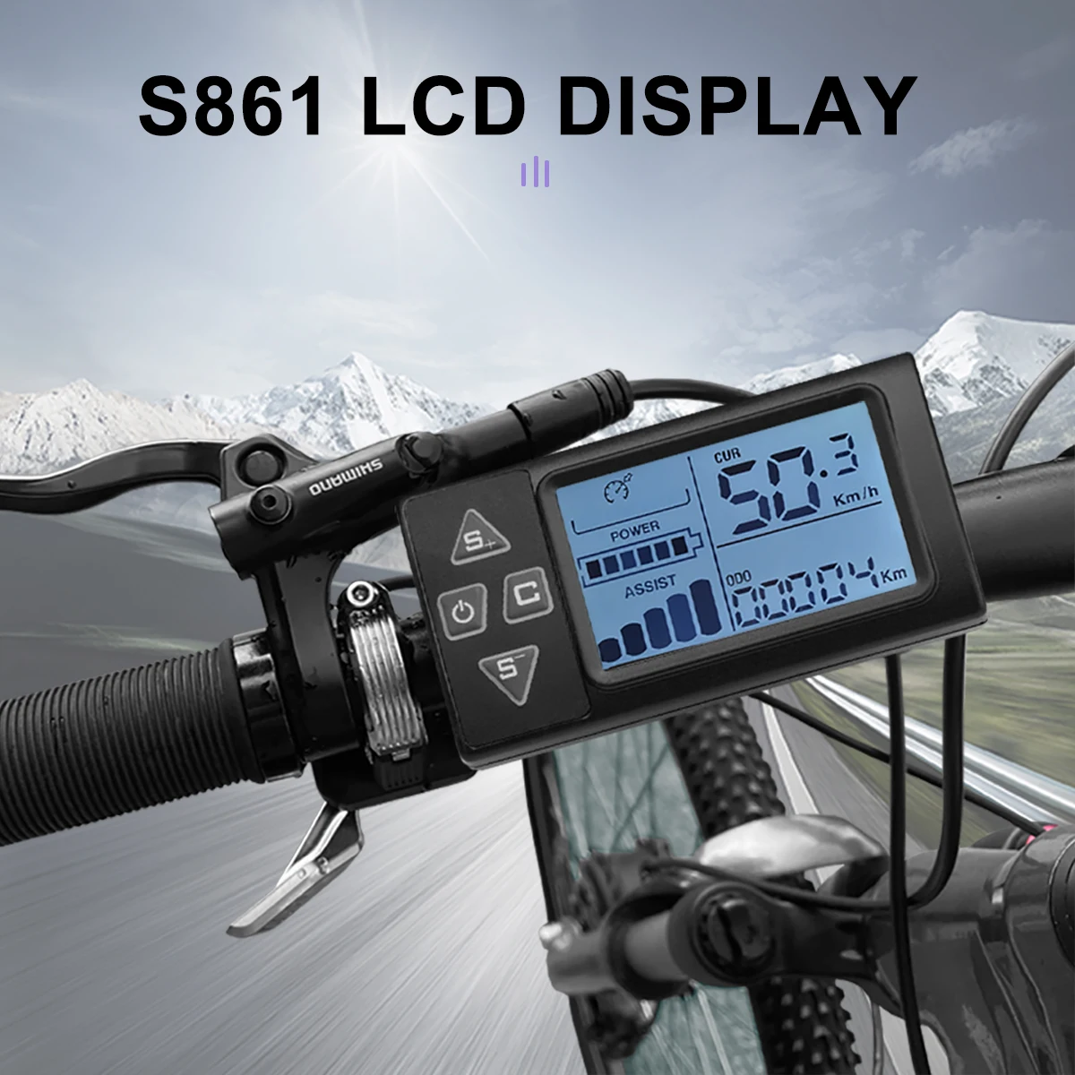 LCD Display S861 Electric Bike Display With 5 pin Waterproof /SM Plug With JN Controller E-Bike Electric Bicycle Meter Control
LCD Display S861 Electric Bike Display With 5 pin Waterproof /SM Plug With JN Controller E-Bike Electric Bicycle Meter Control