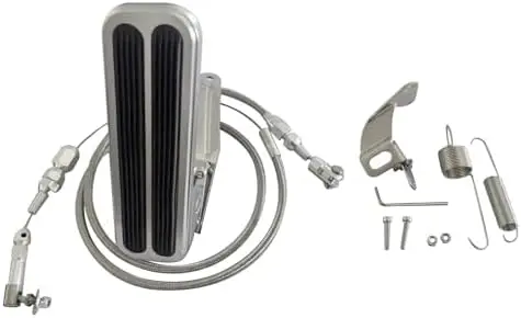 Universal Floor Mount Throttle Pedal with 24" Cable & Return Spring Kit
Universal Floor Mount Throttle Pedal with 24" Cable & Return Spring Kit