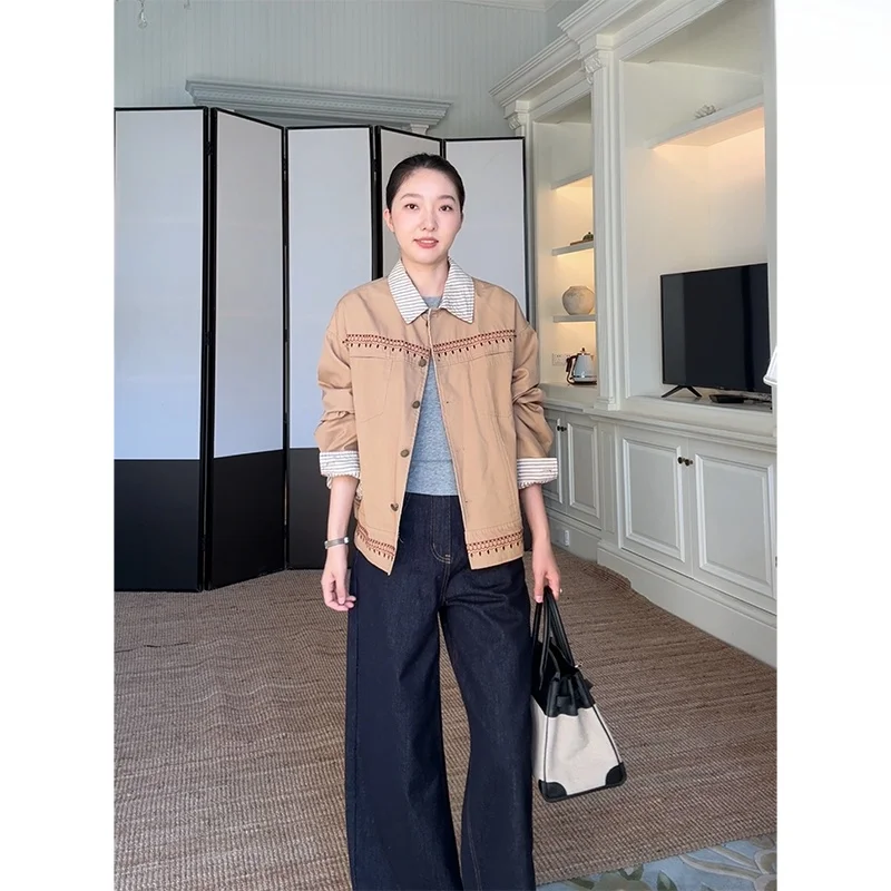 Color Blo Embroidered Denim Jaet Wide Leg Jeans Autumn Versatile Top Quali Cotton G924T4963 Commute Sle for Women ov...
Color Blo Embroidered Denim Jaet Wide Leg Jeans Autumn Versatile Top Quali Cotton G924T4963 Commute Sle for Women ov...