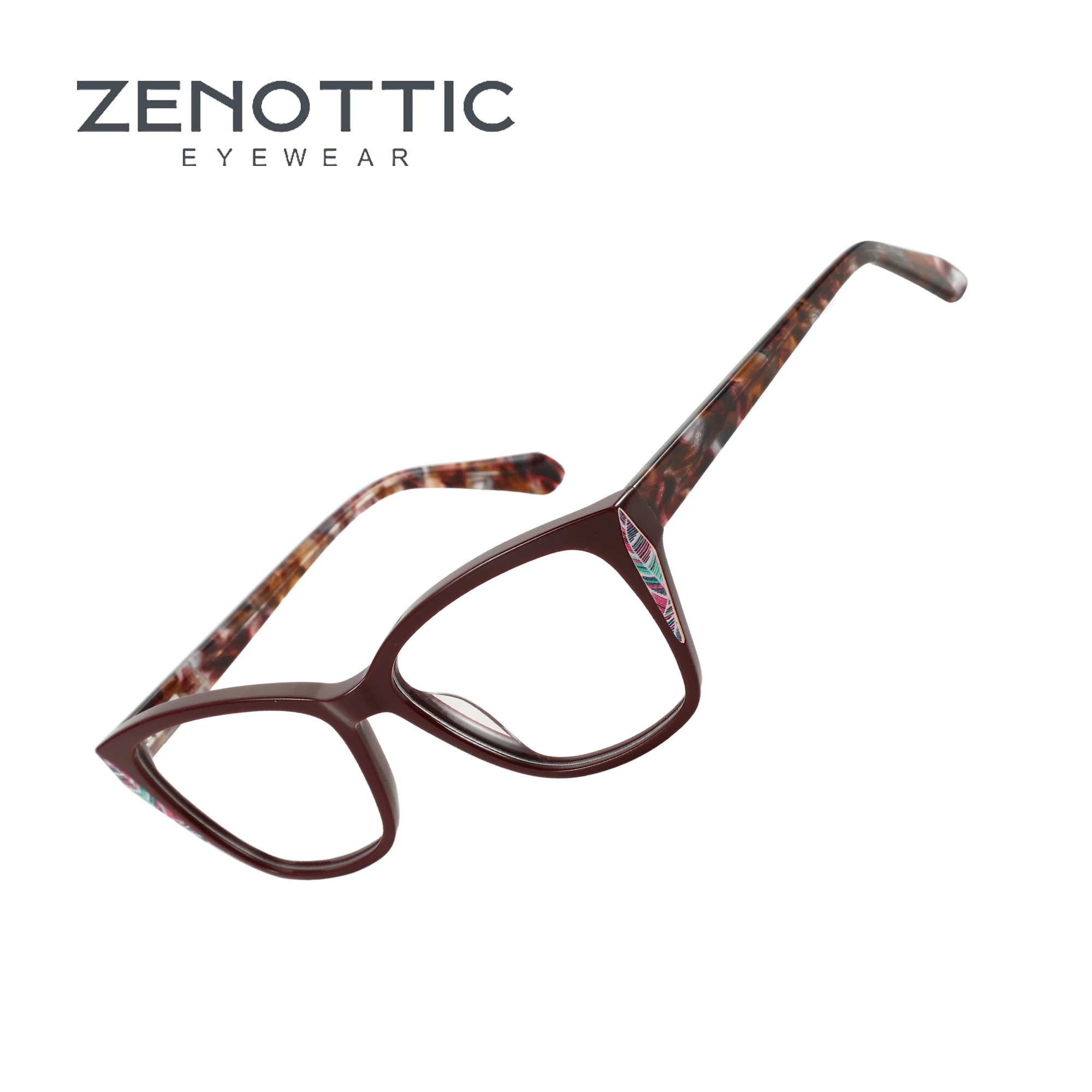 ZENOTTIC New Fashion Acetate Optical Frames Acetate Rectangular No Degree Trend Square Women's Eyeglasses
ZENOTTIC New Fashion Acetate Optical Frames Acetate Rectangular No Degree Trend Square Women's Eyeglasses