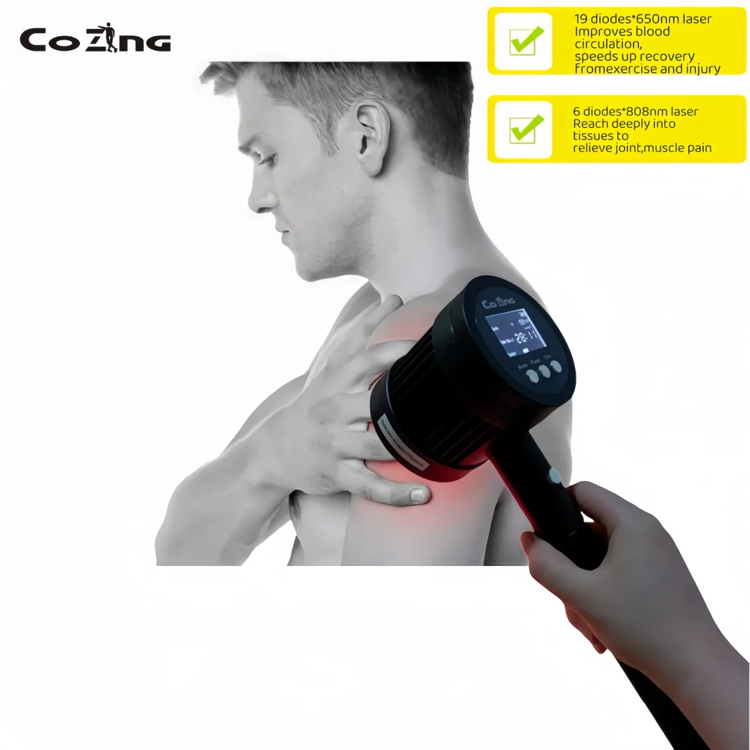 COZING Home Use Class 6*808nm Laser Therapy Professional LLLT devices Painless Cold for Post-Surgical Recovery Pain Relief
COZING Home Use Class 6*808nm Laser Therapy Professional LLLT devices Painless Cold for Post-Surgical Recovery Pain Relief