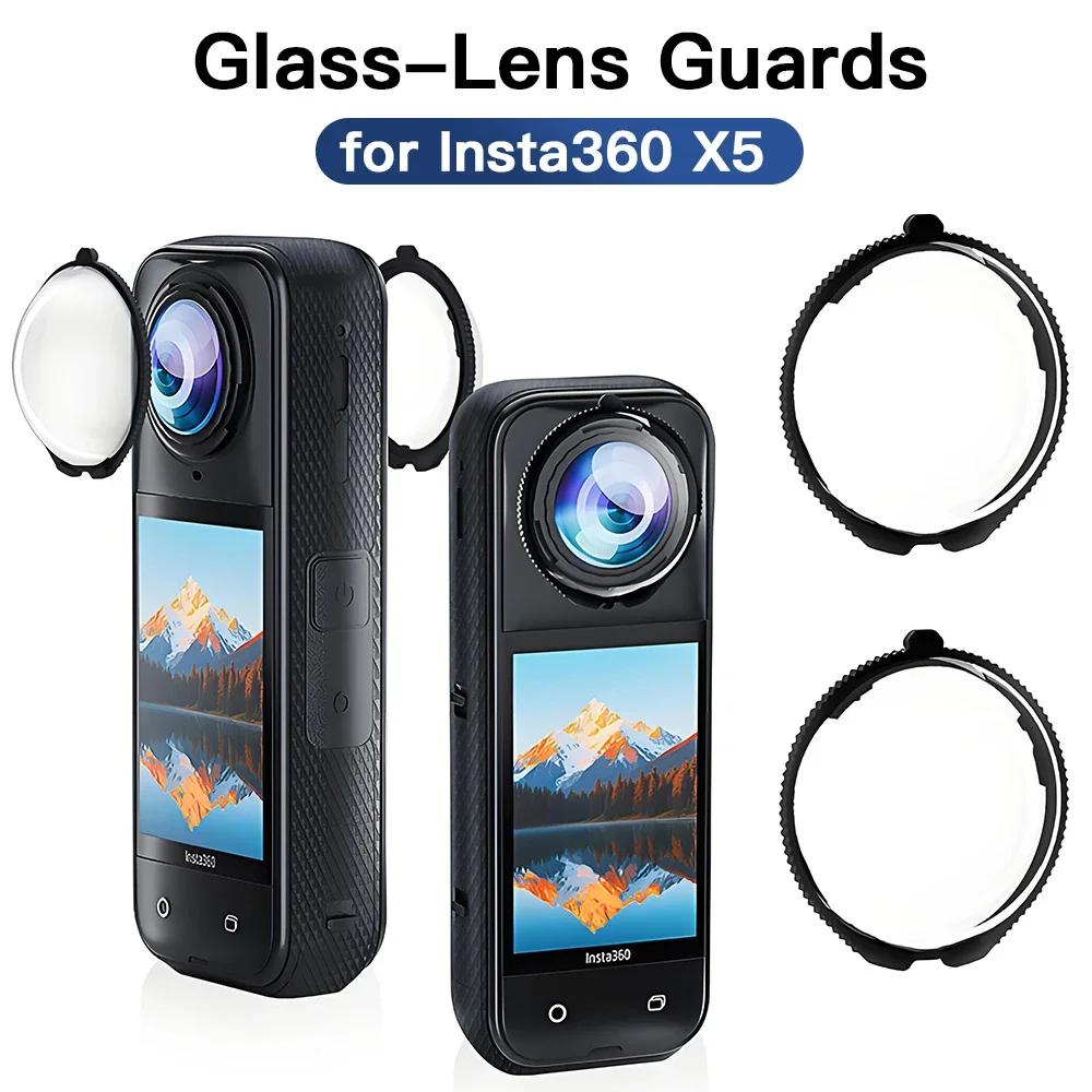 Insta360 X5 Standard Lens Guards,Upgraded Optical Performance Scratch-resistant Higher Transparency Glass Protectors Accessories
Insta360 X5 Standard Lens Guards,Upgraded Optical Performance Scratch-resistant Higher Transparency Glass Protectors Accessories