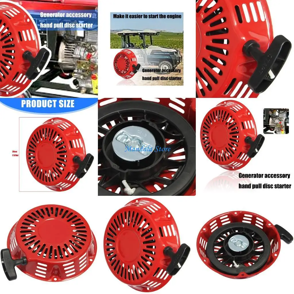 U2JC ABS Recoil Starter Replacement For 11HP 13HP GX340 GX390 Engines 200mm Center Hole Design 2840-ZE3-W01ZP 28400-ZE3-W01ZA
U2JC ABS Recoil Starter Replacement For 11HP 13HP GX340 GX390 Engines 200mm Center Hole Design 2840-ZE3-W01ZP 28400-ZE3-W01ZA