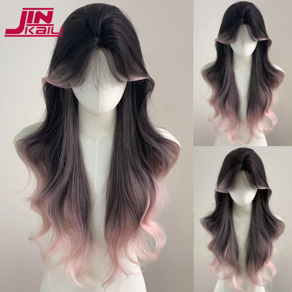 Ombre Brown Black Pink Long Straight Synthetic Wigs with Bangs Cosplay Wig for Women High Temperature Natural Fake Hair LM
Ombre Brown Black Pink Long Straight Synthetic Wigs with Bangs Cosplay Wig for Women High Temperature Natural Fake Hair LM