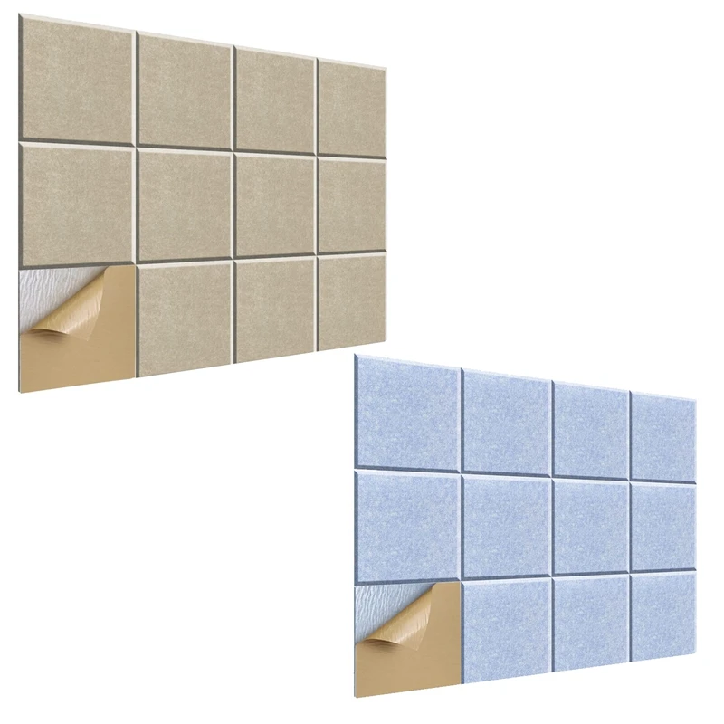 12 Pack Self-Adhesive Acoustic Panels,12X12x0.4In Sound Absorbing Panels, For Recording Studio,Office,Home
12 Pack Self-Adhesive Acoustic Panels,12X12x0.4In Sound Absorbing Panels, For Recording Studio,Office,Home