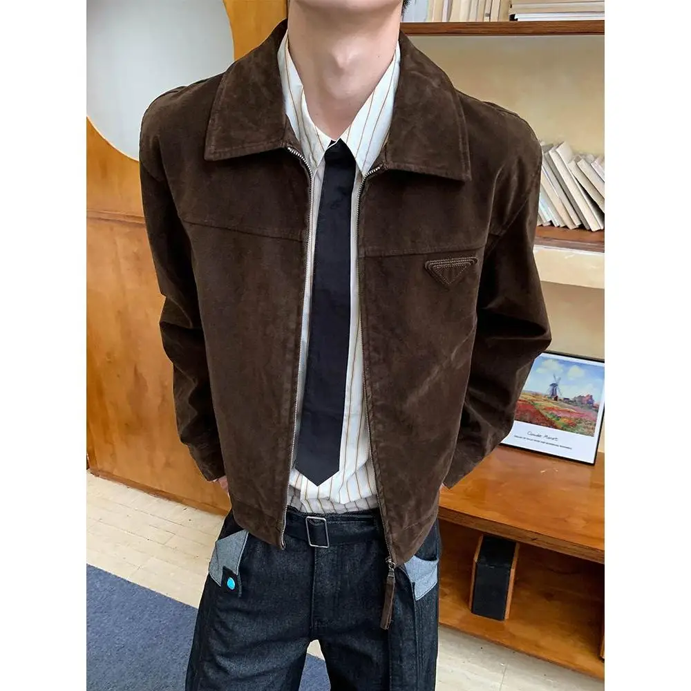 American Retro Sle Men's Leather Jaet Long Sve Casual Set High-End Feel Spring Autumn Faion Ci Scene Simulation Cr...
American Retro Sle Men's Leather Jaet Long Sve Casual Set High-End Feel Spring Autumn Faion Ci Scene Simulation Cr...