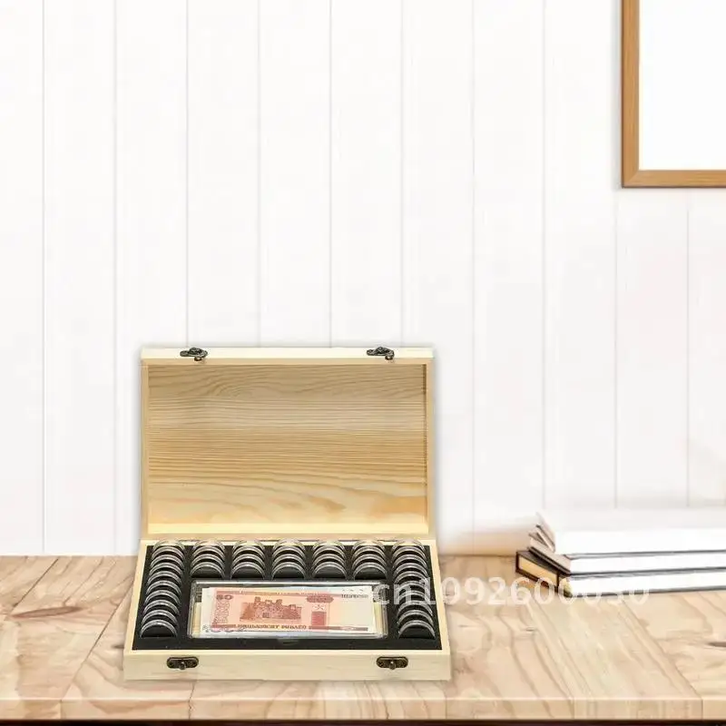 Coin Cases Wooden Coin With Protectors Storage Adjustable Coin Commemorative Coins Organizer Collector Display Gasket Case
Coin Cases Wooden Coin With Protectors Storage Adjustable Coin Commemorative Coins Organizer Collector Display Gasket Case