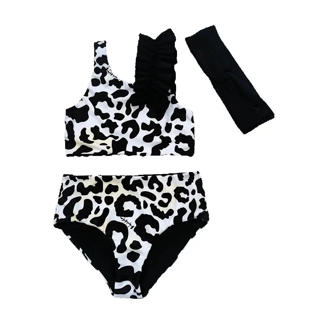 Baby Girls Summer Swim 3pcs Baby Infant Girls Black Cow Print Swimsuit Set Cute Animal Patterned Swimwear for Little Girls
Baby Girls Summer Swim 3pcs Baby Infant Girls Black Cow Print Swimsuit Set Cute Animal Patterned Swimwear for Little Girls